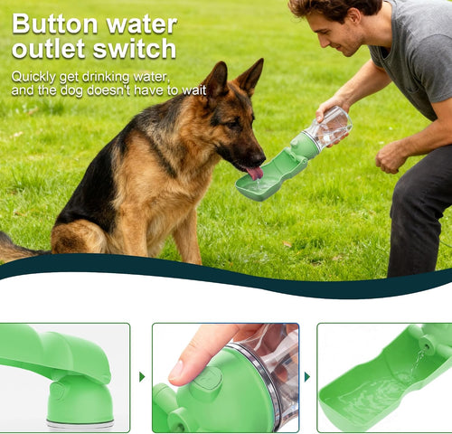 Paw & Miles Foldable Travel Water Bottle — 16.9 oz